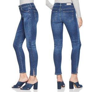 Adriano Goldschmied The Farrah Skinny Ankle Jeans High Rise Side Sits Size 28